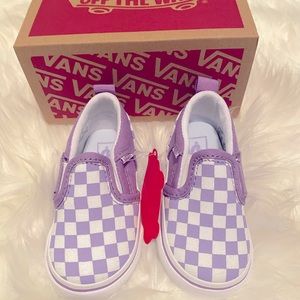 Vans Baby Asher V Purple shoes